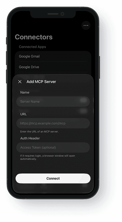 Adding a custom MCP server